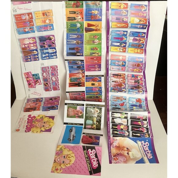 1980s Barbie World of Fashion Brochures Plus Wedding & Fun Fashion Pictures - Picture 8 of 12